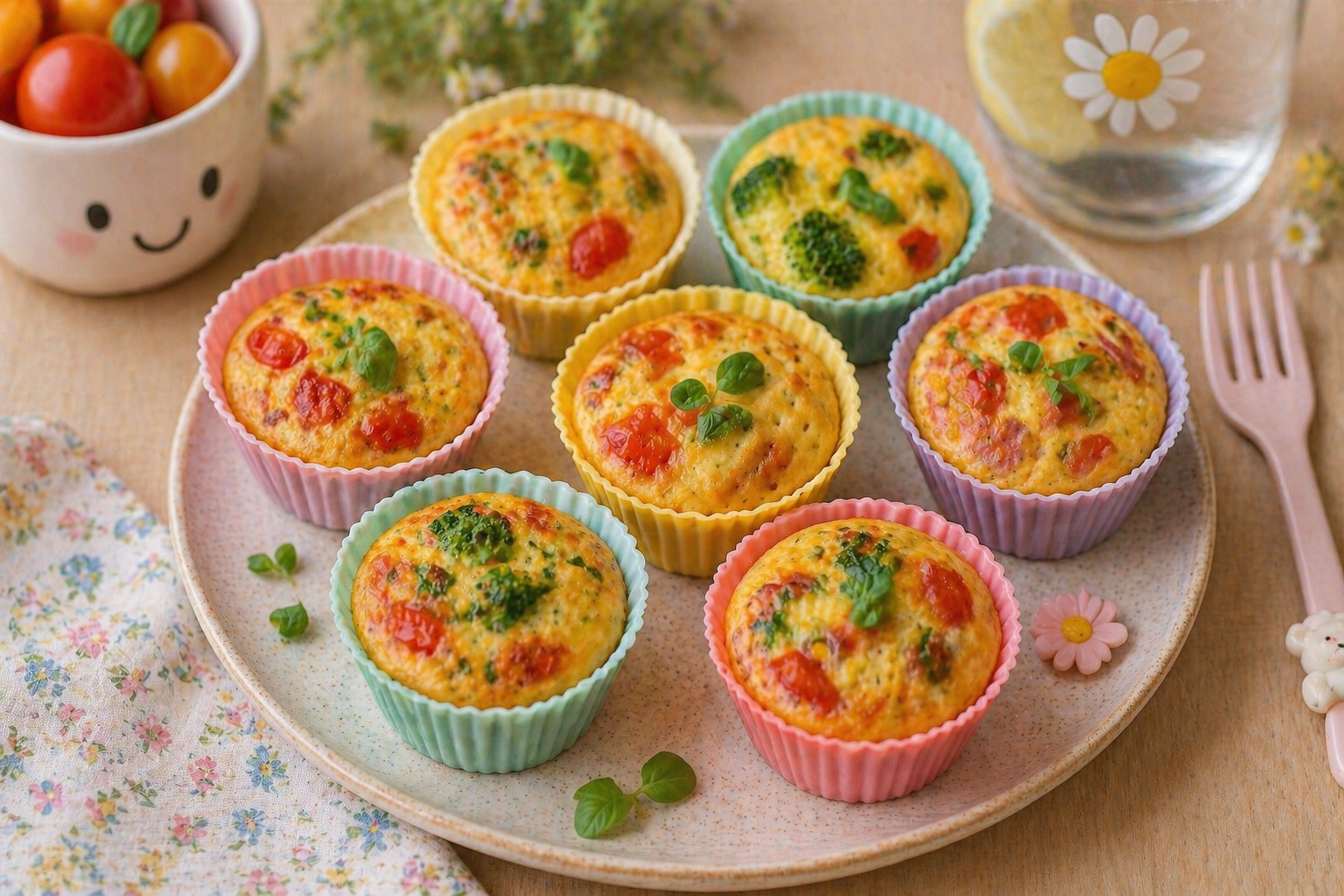 Lunchbox Idee für Kinder mit Mini-Frittata-Muffins