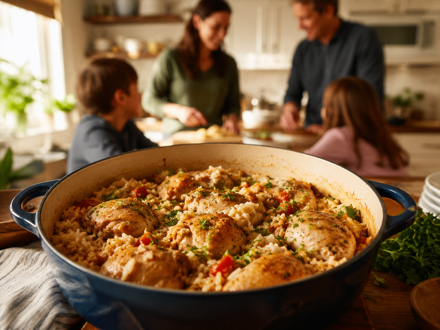 one pot gerichte, feierabend essen — schnelles cremiges Familienessen für stressige Wochentage