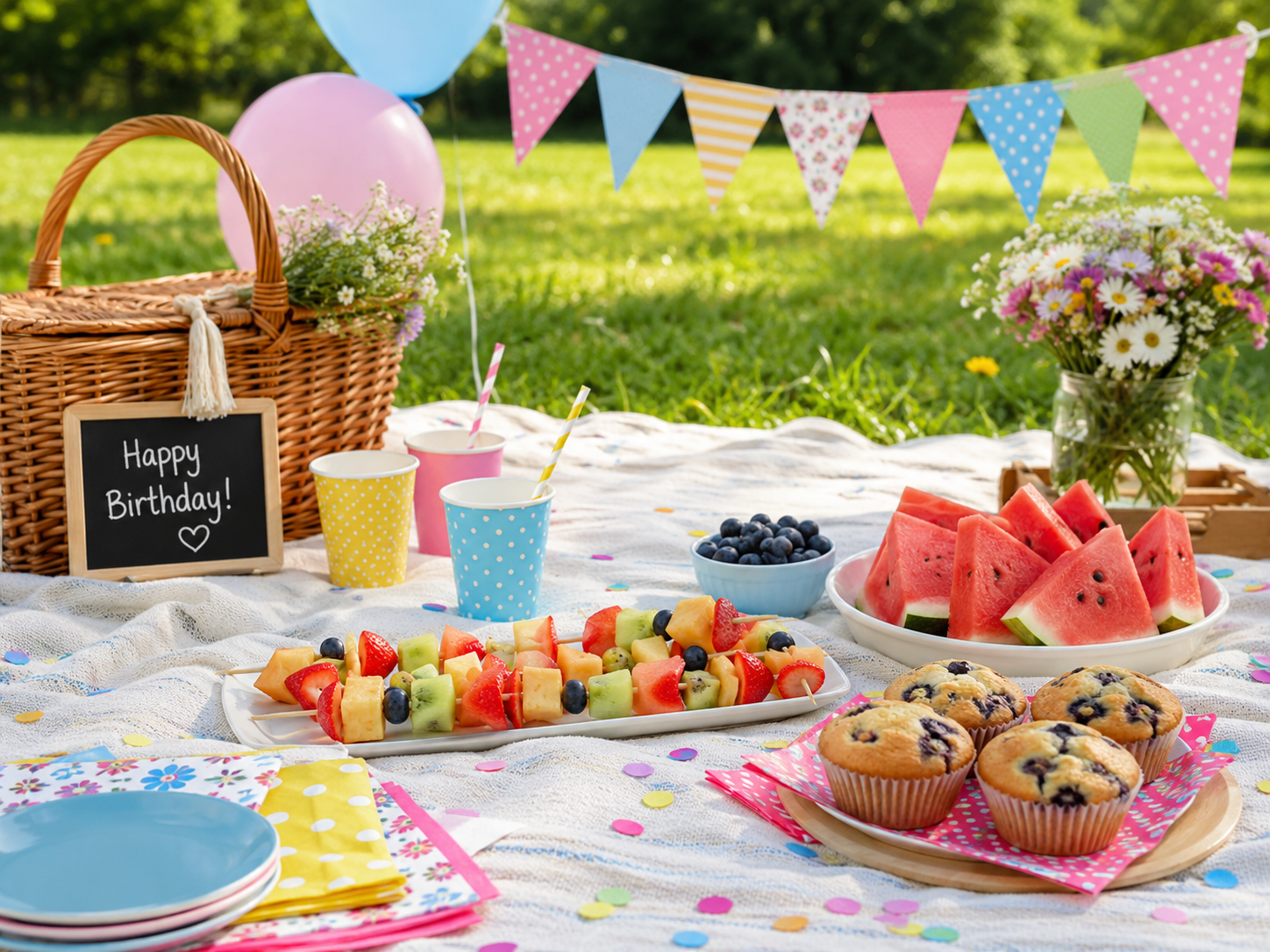 10 zuckerfreie snacks und 3 Getränke kindergeburtstag — Picnic Kindergeburtstag im Freien
