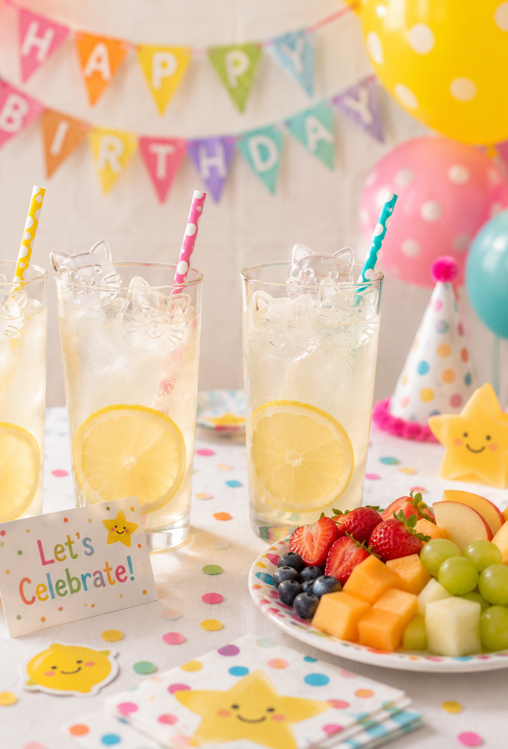 10 zuckerfreie snacks und 3 Getränke kindergeburtstag — Kindergeburtstag draußen mit Picknick, Obst und Wasser